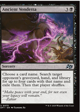 牌客窝 万智牌 远古血仇 Ancient Vendetta 银 黑