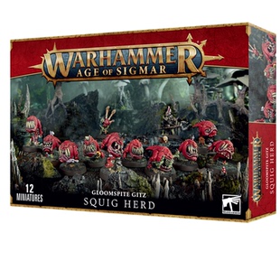 战锤AOS  暗怨地精：跳跳兽群 GLOOMSPITE GITZ: SQUIG HERD