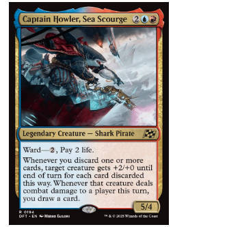 万智牌 沧海之灾嚎勒船长 Captain Howler, Sea Scourge 金 多色