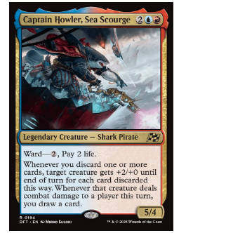 万智牌 沧海之灾嚎勒船长 Captain Howler, Sea Scourge 金 多色
