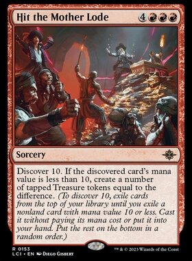 牌客窝 万智牌 寻得母脉 Hit the Mother Lode  金 红色