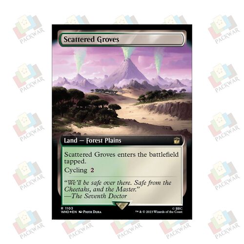 牌客窝 万智牌 星散树丛 Scattered Groves 金 地 闪
