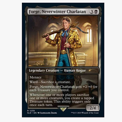 牌客窝 万智牌 Forge, Neverwinter Charlatan 金 黑