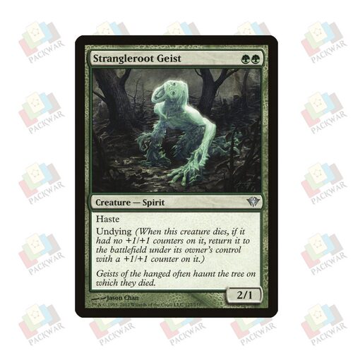 牌客窝 万智牌 缚根游魂 Strangleroot Geist 银 绿