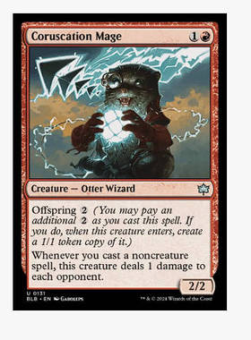 牌客窝 万智牌 闪光法师 Coruscation Mage 银 红色