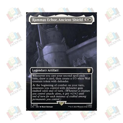 万智牌 远古之盾拉马斯埃霍尔 Rammas Echor,Ancient Shield 金白