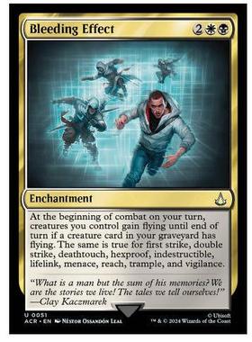 牌客窝 万智牌  出血效应 Bleeding Effect 银 多色 蚀刻闪