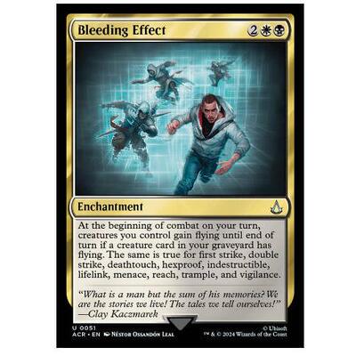 牌客窝 万智牌  出血效应 Bleeding Effect 银 多色 蚀刻闪