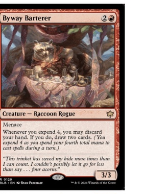 牌客窝 万智牌 旁道贩商 Byway Barterer 金 红 闪