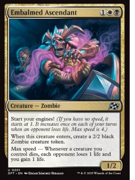 牌客窝 万智牌  遗存先祖  Embalmed Ascendant  银 多色 闪