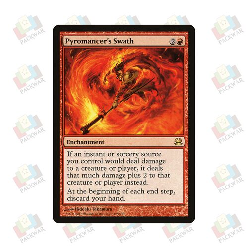 牌客窝 万智牌 烈焰术士炎迹 Pyromancer's Swath 金 红 闪