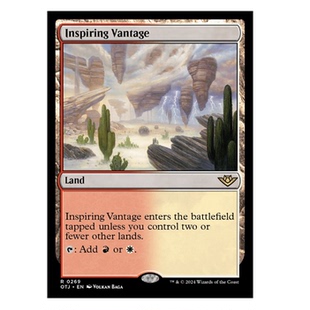 牌客窝 万智牌  启迪胜地  Inspiring Vantage 金 地 闪