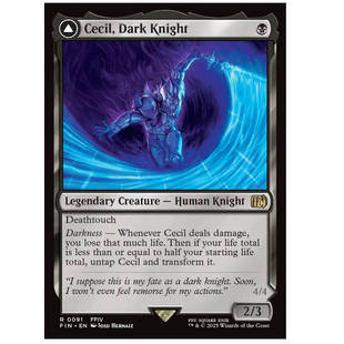 Cecil 暗黑骑士塞西尔 Dark Knight 黑 牌客窝 金 万智牌