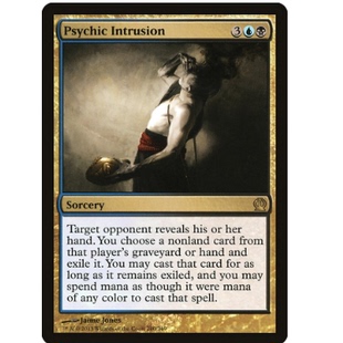 牌客窝 万智牌  心灵入侵  Psychic Intrusion  金 多色