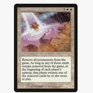 牌客窝 万智牌 次元裂罅 Dimensional Breach 金 白
