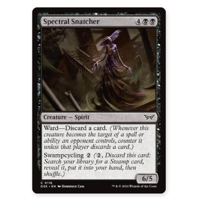 牌客窝 万智牌 幽魂夺魄灵 Spectral Snatcher 铁 黑