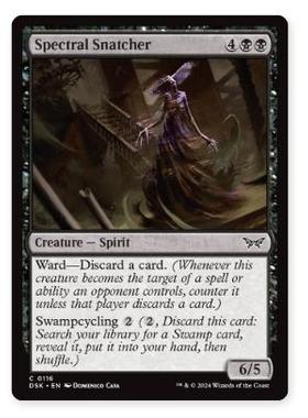 牌客窝 万智牌 幽魂夺魄灵 Spectral Snatcher 铁 黑