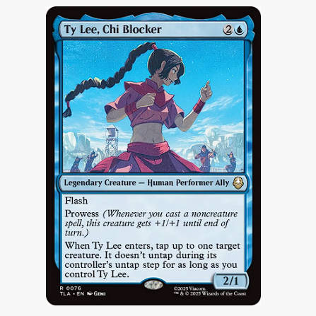 牌客窝 万智牌 封气师泰丽 Ty Lee, Chi Blocker 金 蓝 闪