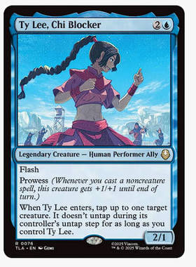 牌客窝 万智牌 封气师泰丽 Ty Lee, Chi Blocker 金 蓝 闪