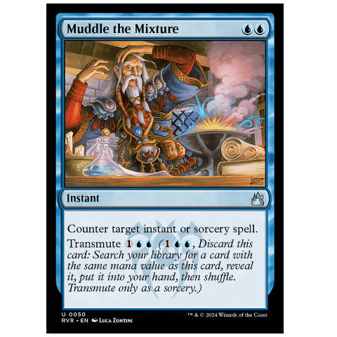 牌客窝 万智牌 弄混配方 Muddle the Mixture 银 蓝