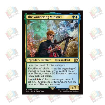 牌客窝 万智牌 异国的诗人 The Wandering Minstrel 金 多色
