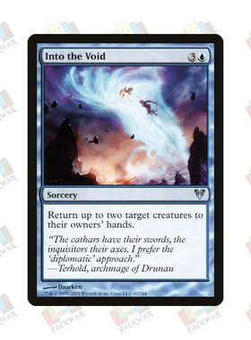 牌客窝 万智牌 驱入虚空 Into the Void 银 蓝 闪
