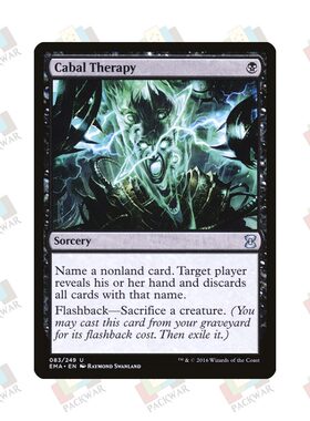 牌客窝 万智牌 柯帮疗法 Cabal Therapy 银 黑