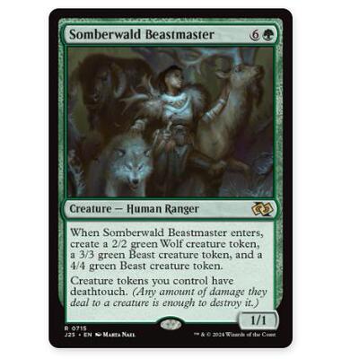 万智牌松柏森濡兽师英文Mic