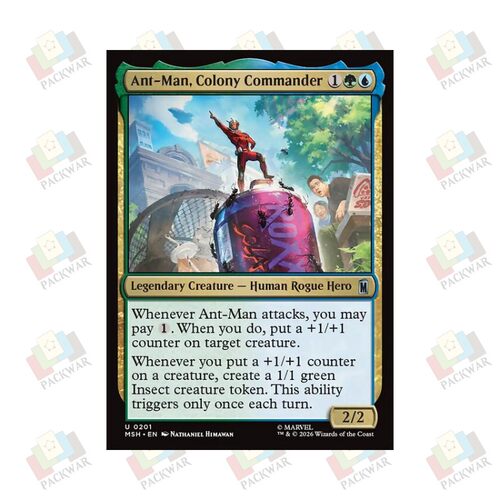万智牌 蚁群指挥官蚁人 Ant-Man, Colony Commander 银 多色 闪