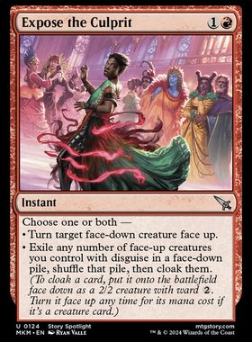 牌客窝  万智牌  暴露罪犯 Expose the Culprit 银 红