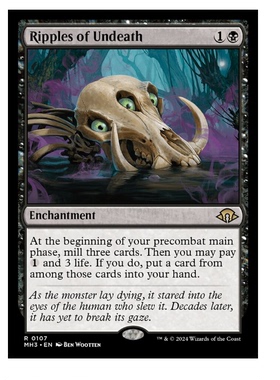 牌客窝 万智牌 不死涟动  Ripples of Undeath  金 黑色