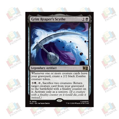 牌客窝 万智牌 死神的镰刀 Grim Reaper's Scythe 金 黑 闪
