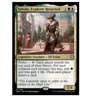 万智牌 复还探险家塞瓦拉 Selvala, Explorer Returned 金 多色