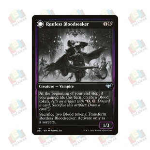 牌客窝 万智牌 无休觅血客 Restless Bloodseeker 银 黑 闪