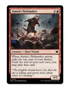 牌客窝 万智牌 艾岚妮开道师 Alania's Pathmaker 铁 红色