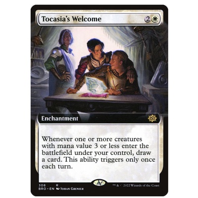 牌客窝 万智牌  托卡西雅的款待 Tocasia's Welcome 金 白