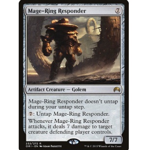 牌客窝 万智牌 法师环塔守卫 Mage-Ring Responder 金 平闪 神器