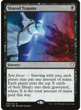 牌客窝 万智牌 共享创伤 Shared Trauma 金 黑