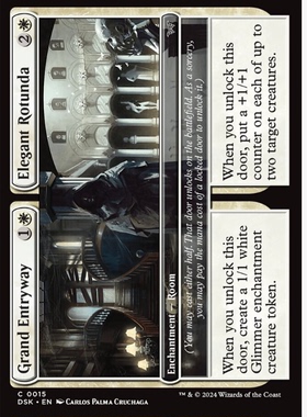 牌客窝 万智牌 堂皇门廊 Grand Entryway  铁 白色