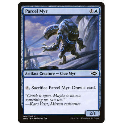 牌客窝 万智牌 信差秘耳 Parcel Myr 铁 蓝 闪