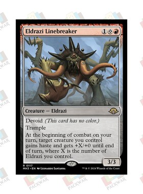 牌客窝 万智牌 破阵奥札奇 Eldrazi Linebreaker 金 红 闪