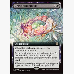 金 牌客窝 黑色 Venerations Grave 万智牌 往生敬奉