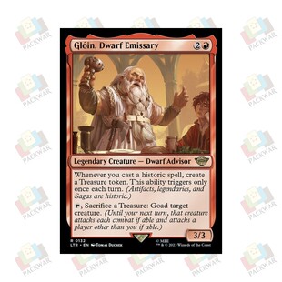 牌客窝 万智牌 矮人特使格罗因 Glóin, Dwarf Emissary 金 红 闪