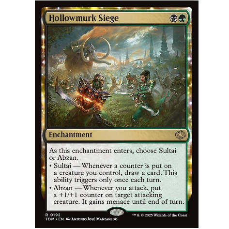 牌客窝 万智牌 围攻黝谷 Hollowmurk Siege 金 多色
