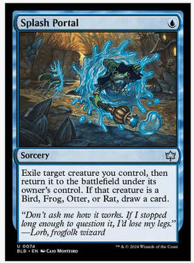 牌客窝 万智牌 覆水通道 Splash Portal 银 蓝色