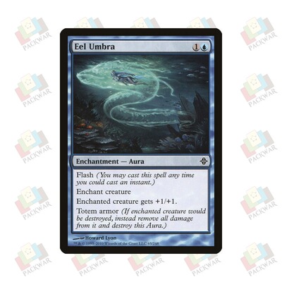 牌客窝 万智牌 鳗本影 Eel Umbra 铁 蓝 闪