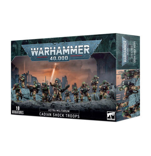 战锤 40K  Astra Militarum：Cadian Shock Troops