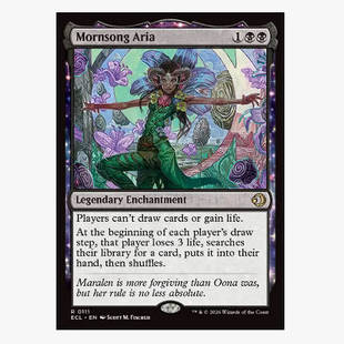 牌客窝 万智牌 晨曲咏叹 Mornsong Aria 金 黑