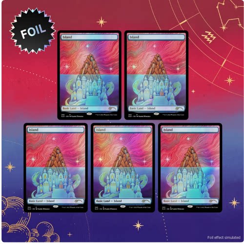 万智牌 秘室珍品 THE ASTROLOGY LANDS Aquarius 星座地水 瓶座