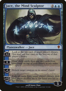 牌客窝 万智牌 心灵塑师杰斯 Jace,the Mind Sculptor 秘稀 蓝色